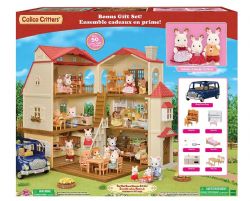 CALICO CRITTERS - GRAND ENSEMBLE DE MAISON À TOÎT ROUGE